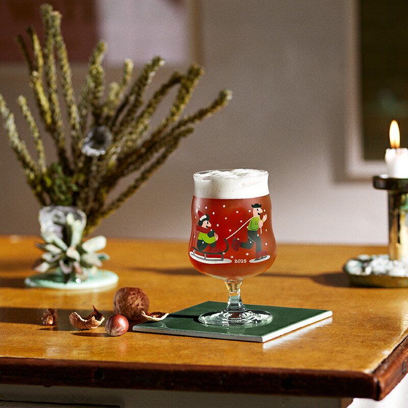 珍品ホルムガード(デンマーク工房)ネックワイングラス～革ストラップ