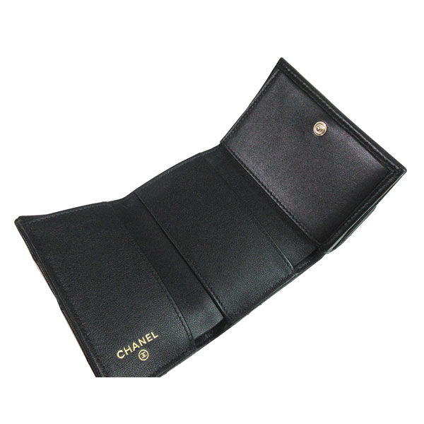 楽天市場】≪Brand new≫CHANEL COCO Chanel Small Flap Wallet Black