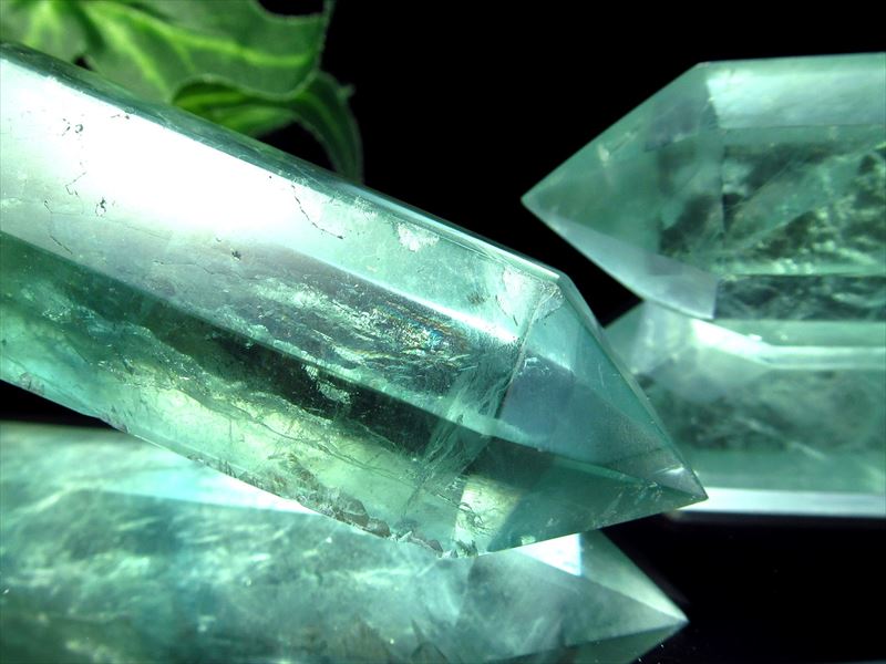 楽天市場】超透明高発色【蛍光フローライト ポイント】重さ40g-60g 1個