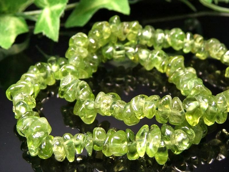 楽天市場】ペリドット ブレスレット さざれの通販