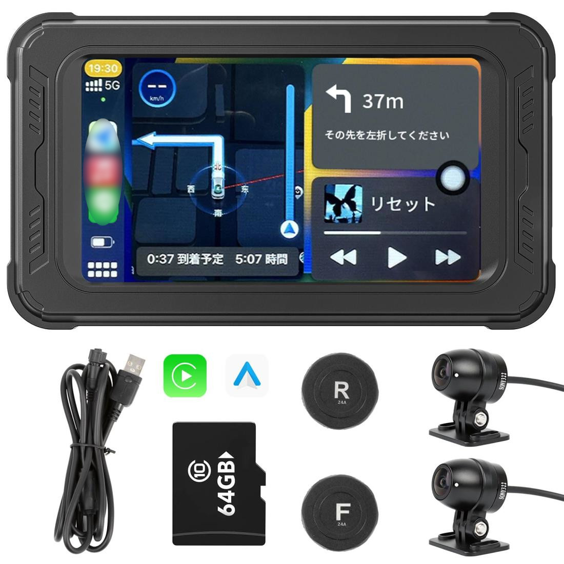 楽天市場】【2.5K（500万）高画素・タイヤ空気圧センサー】BOIFUN