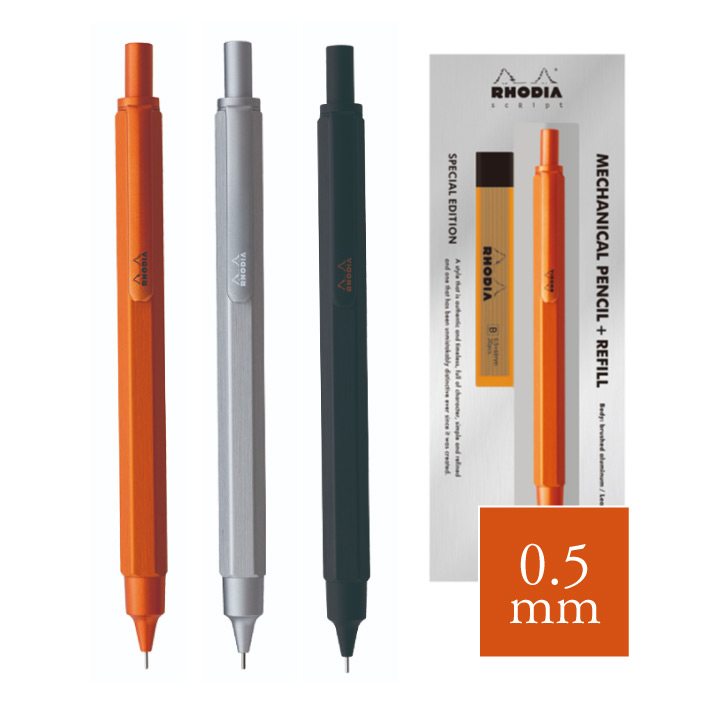 T*n様 RHODIA スクリプト メカニカルペンシル ボールポイントペン 5本
