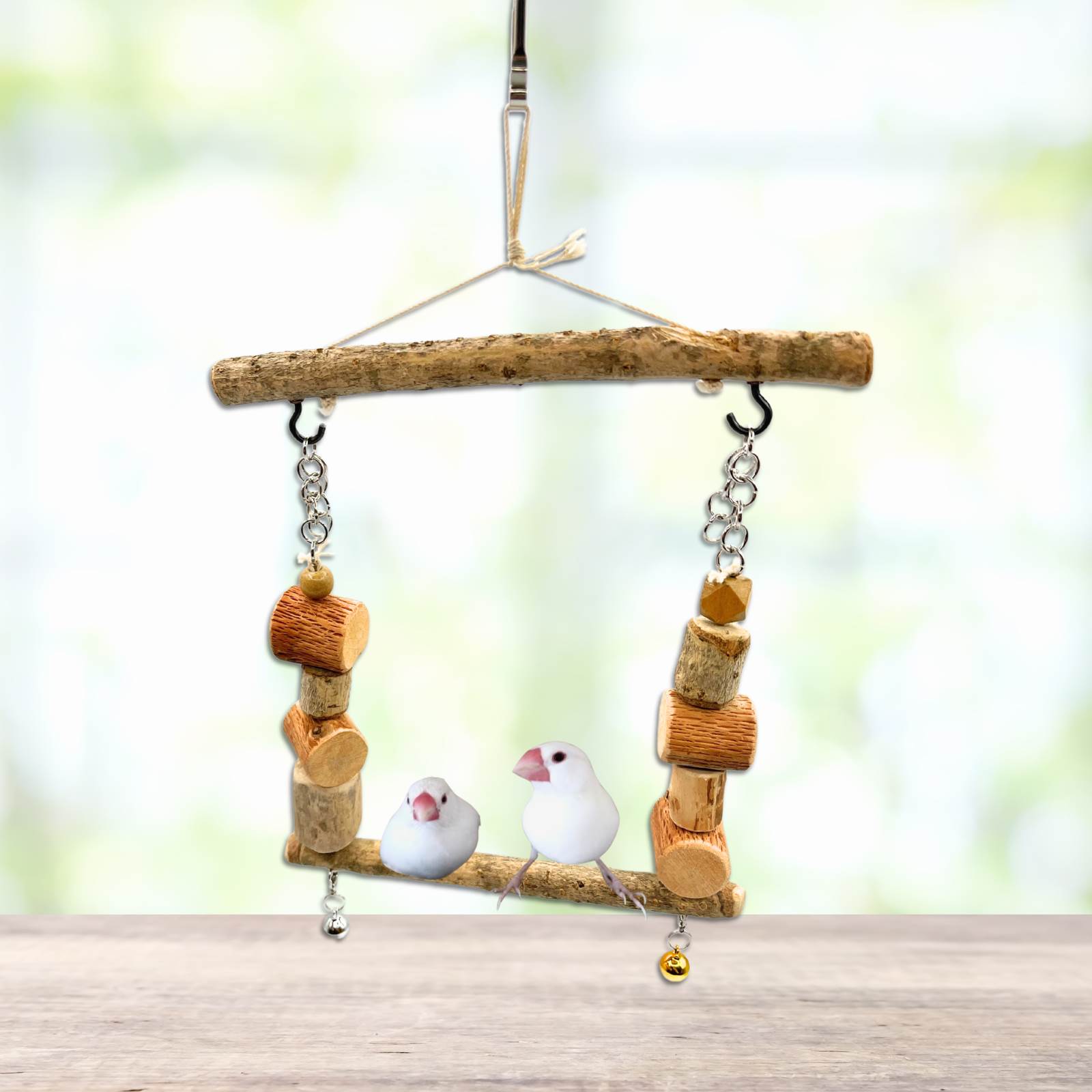 楽天市場】ハンドメイド 手作り 鳥用 おもちゃ 止まり木 ブランコ