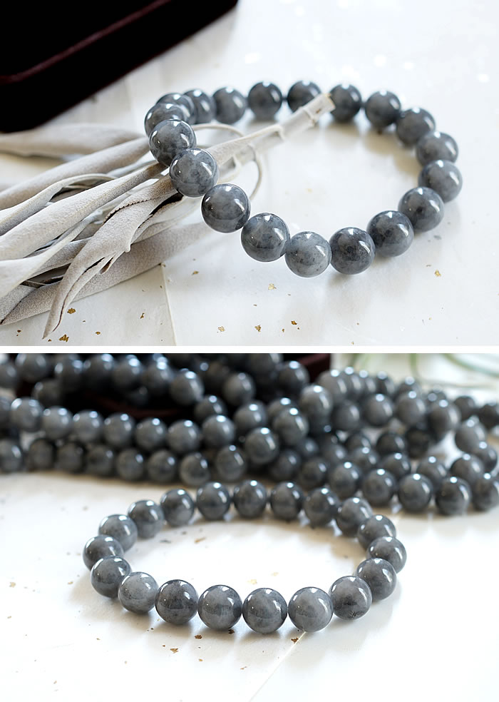 楽天市場】【グレーカラー】天然黒翡翠(ブラックジェダイド)AAA