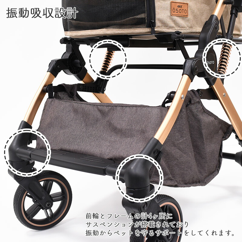 楽天市場】GEX OSOTO GRACE RC リムーブ＆コンパクト キャメル