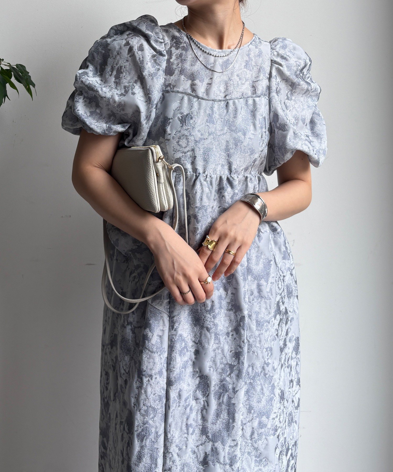 DOUDOU｜【オケージョン対応】【WEB限定】ジャガードドレス | Rakuten