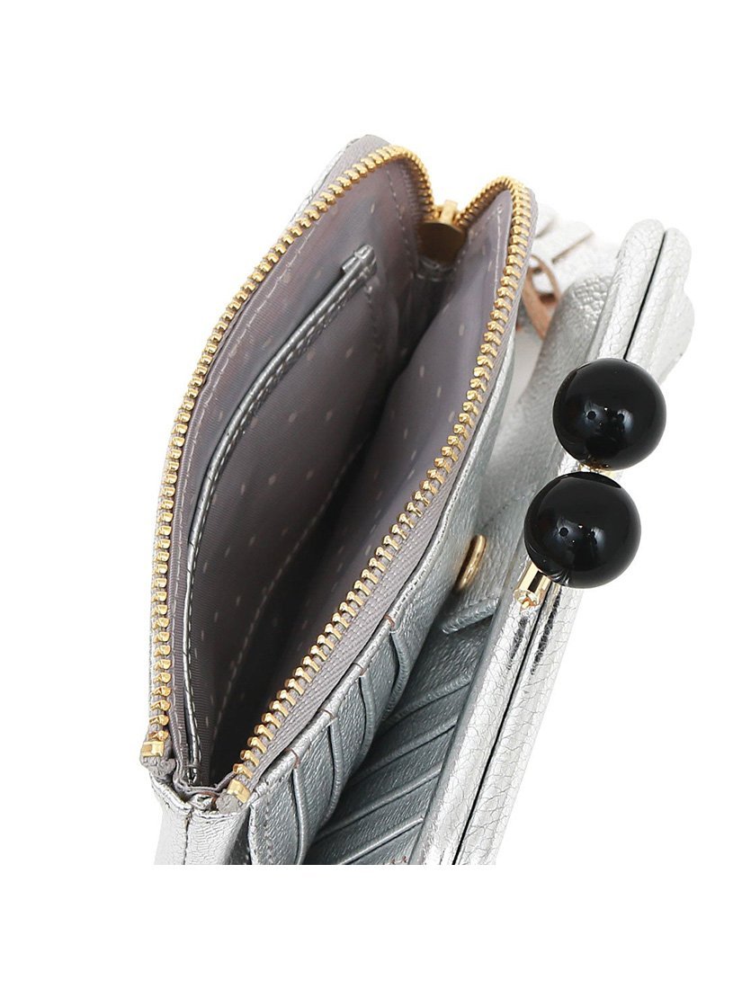 UN BILLION｜ペルケ perche / アクリル玉がま口2つ折り財布 | Rakuten