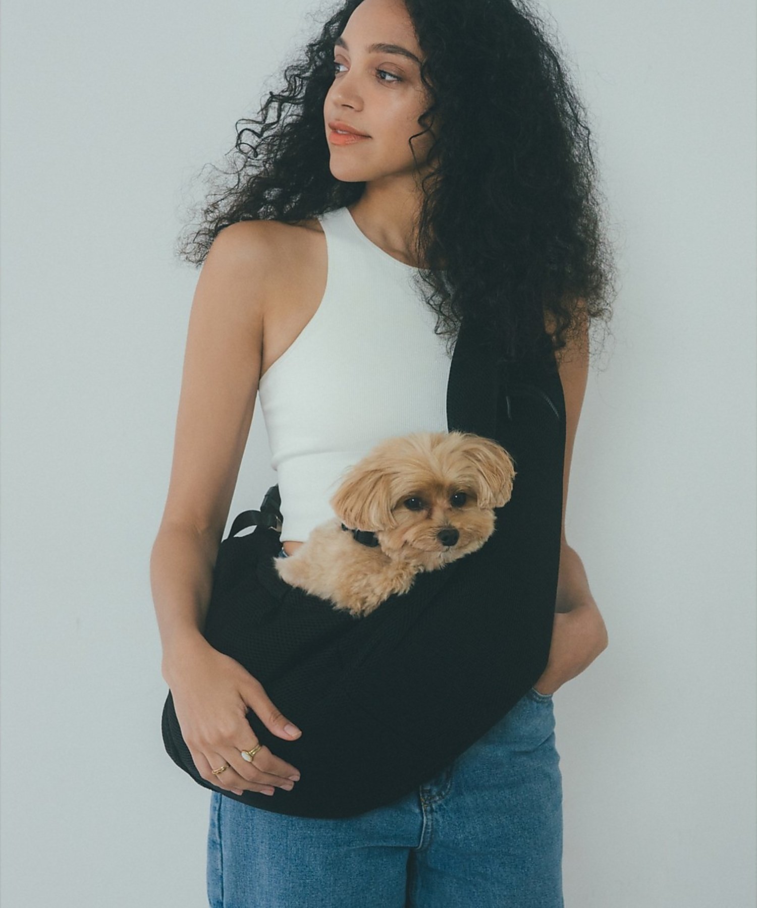 LOWELL Things｜MATIE/ メッシュスリングバッグ・ペットキャリーバッグ