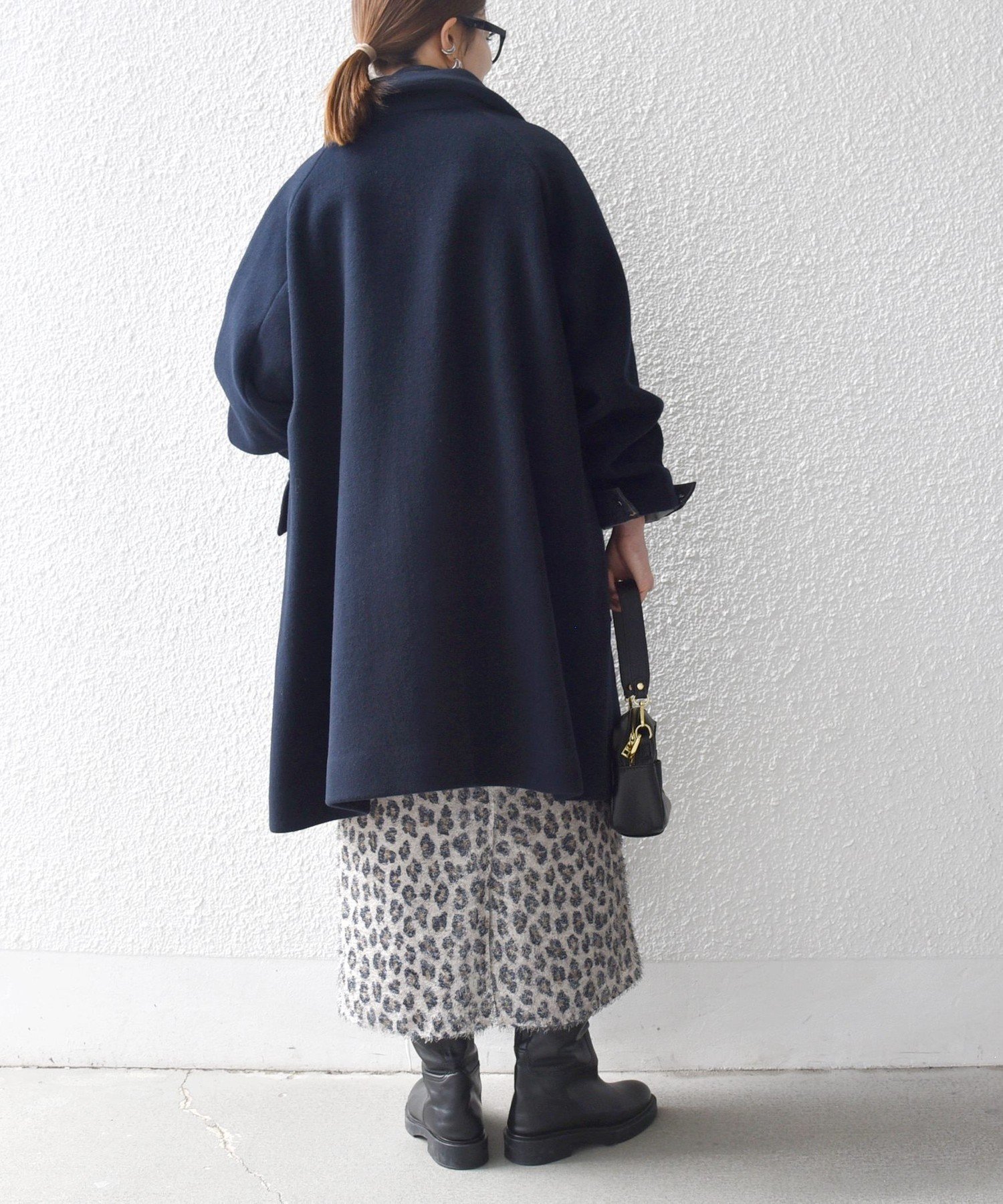 SHIPS｜SHIPS any: カシミヤ ミックス スタンドカラー ミドル コート