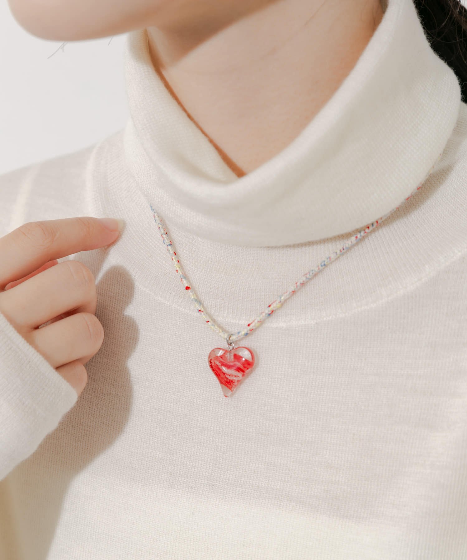 SMELLY｜ハートモチーフコードネックレス | Rakuten Fashion(楽天