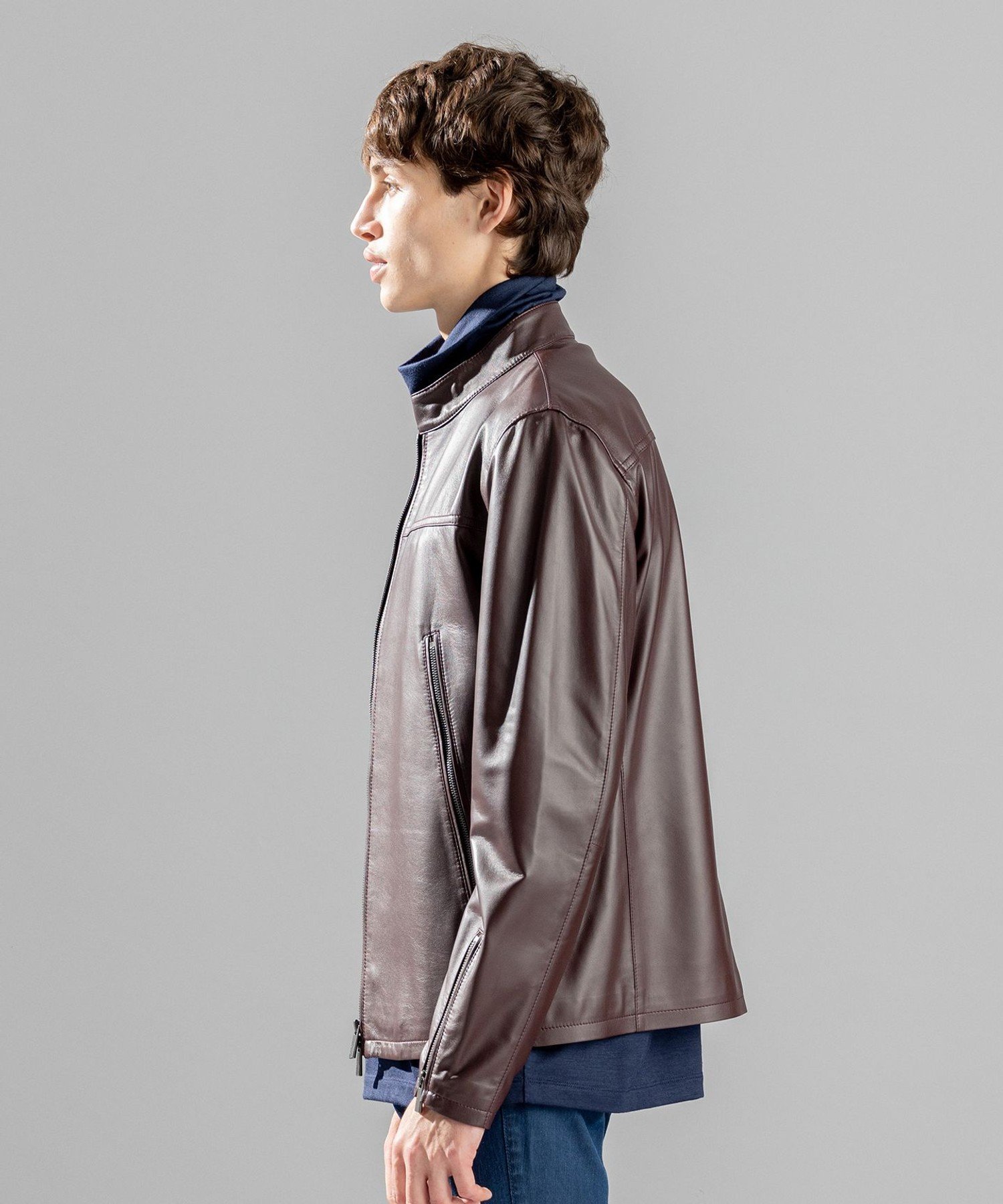 JOSEPH HOMME｜ライトラムナッパレザー シングルライダース | Rakuten