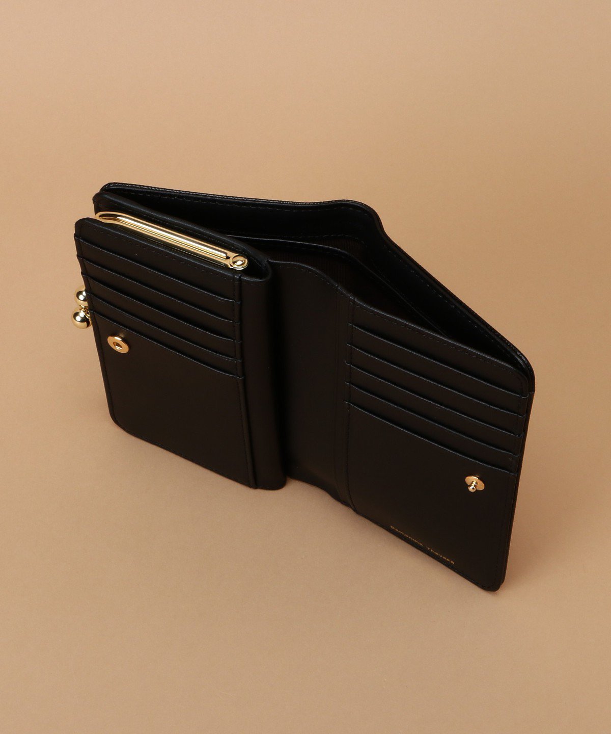 Samantha Thavasa｜ラメレザービジュー 口金折財布 | Rakuten Fashion