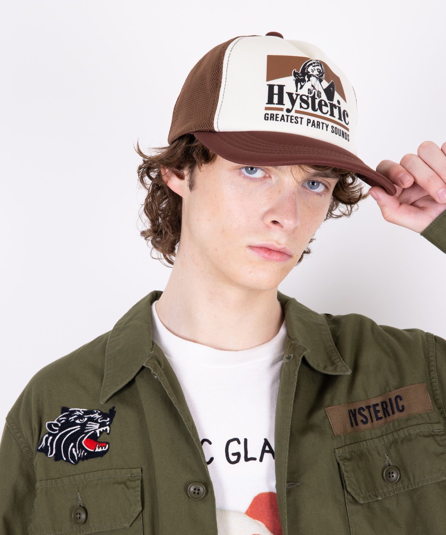 HYSTERIC GLAMOUR｜GUITAR GIRL メッシュキャップ | Rakuten Fashion