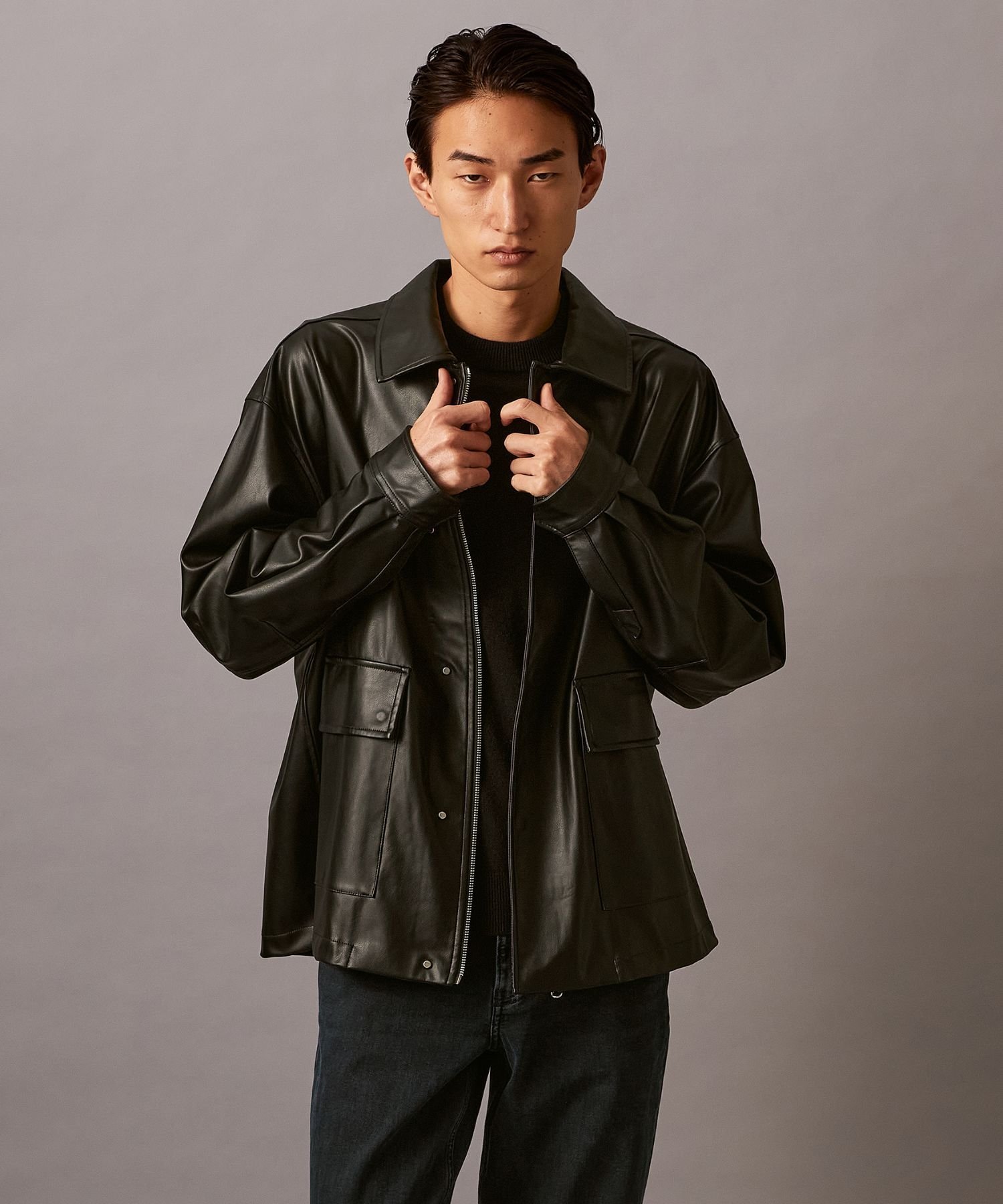 Calvin Klein｜(M)【公式ショップ】 カルバンクライン フェイクレザー