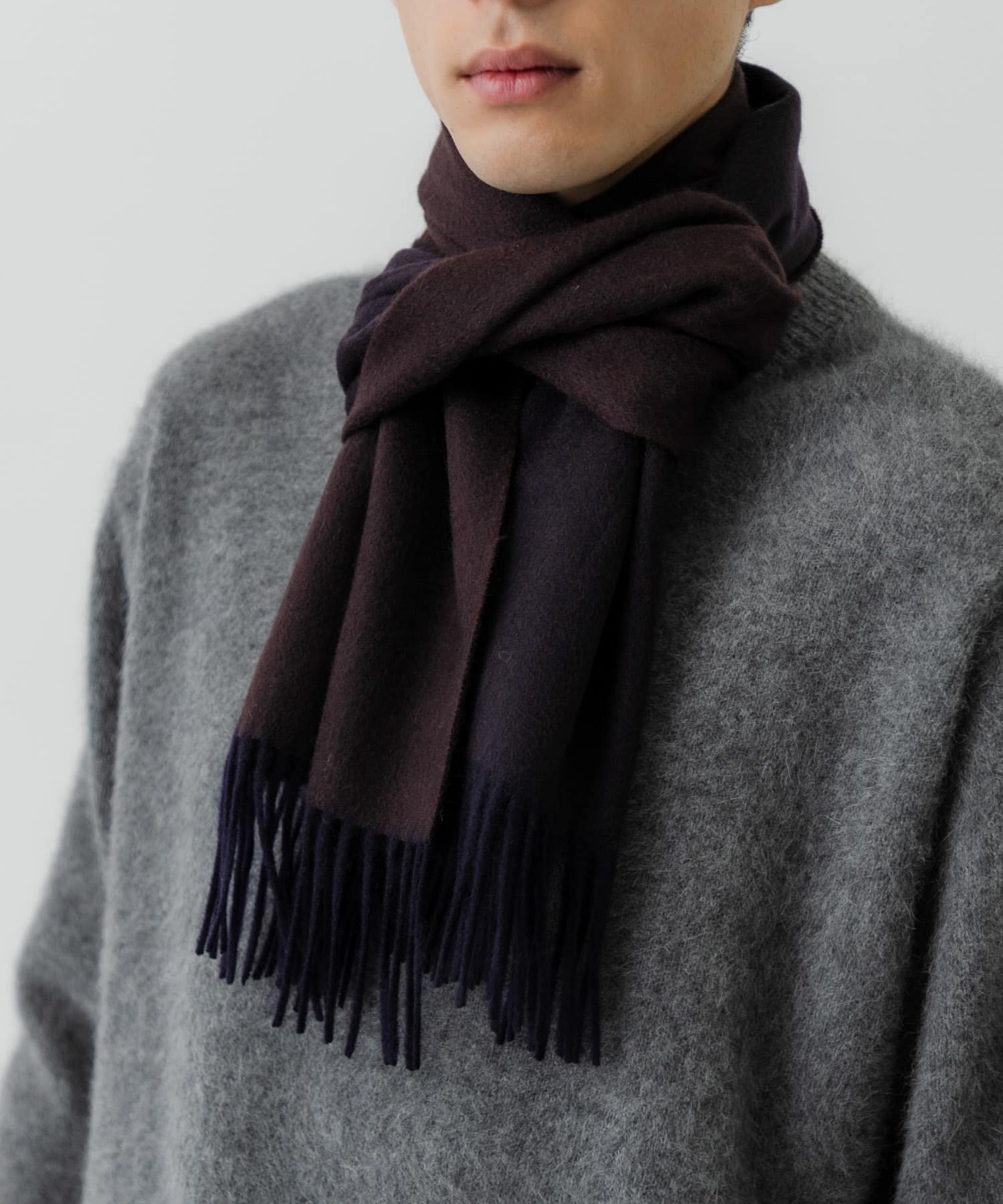 URBAN RESEARCH｜ダブルフェイスカシミヤマフラー | Rakuten Fashion