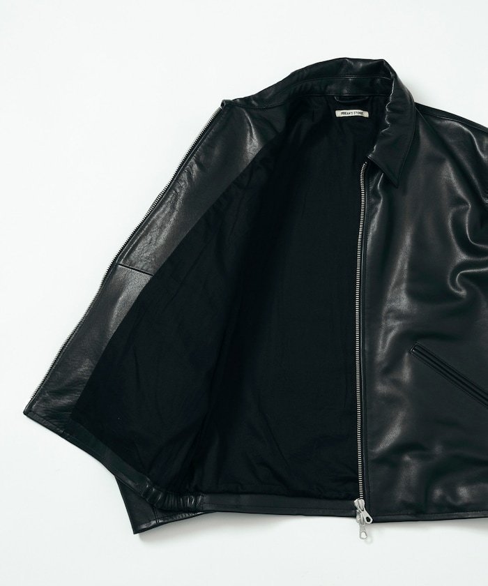 FREAK'S STORE｜Calf Leather ミニマル シングル ライダースジャケット