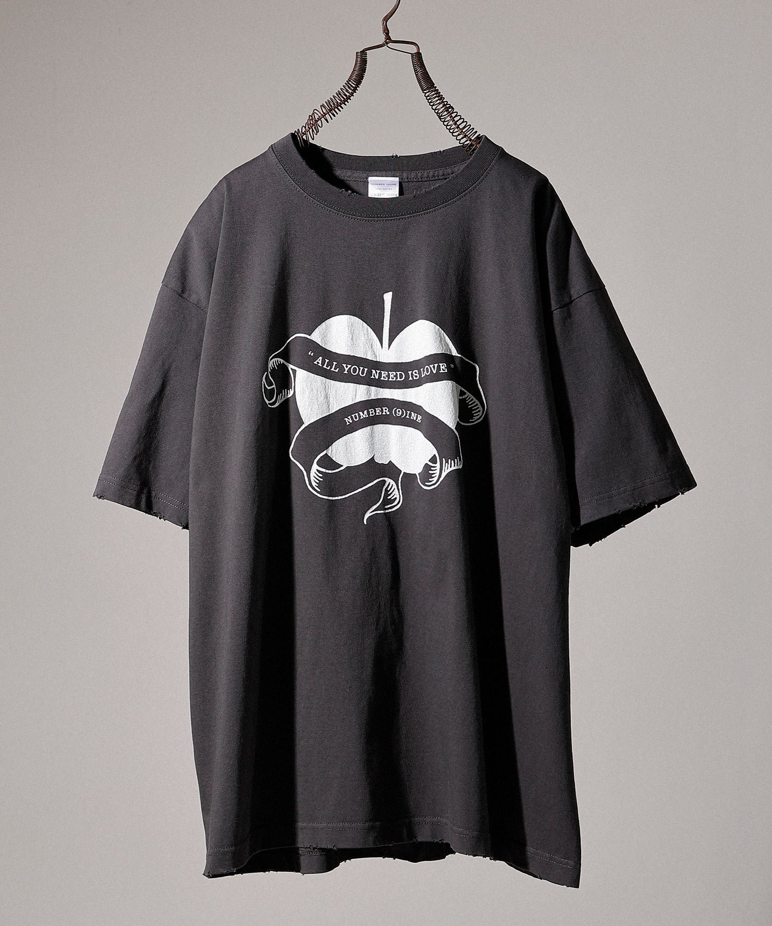 NUMBER (N)INE｜HARD WASH DAMAGE T-SHIRT | Rakuten Fashion(楽天