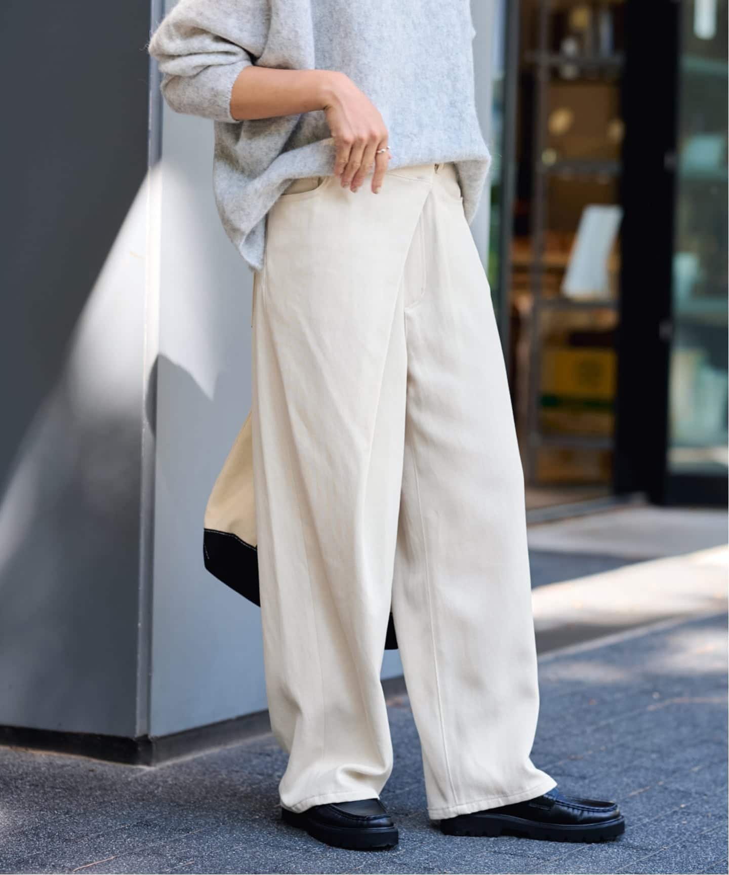 FRAMeWORK｜カルゼラップパンツ | Rakuten Fashion(楽天ファッション