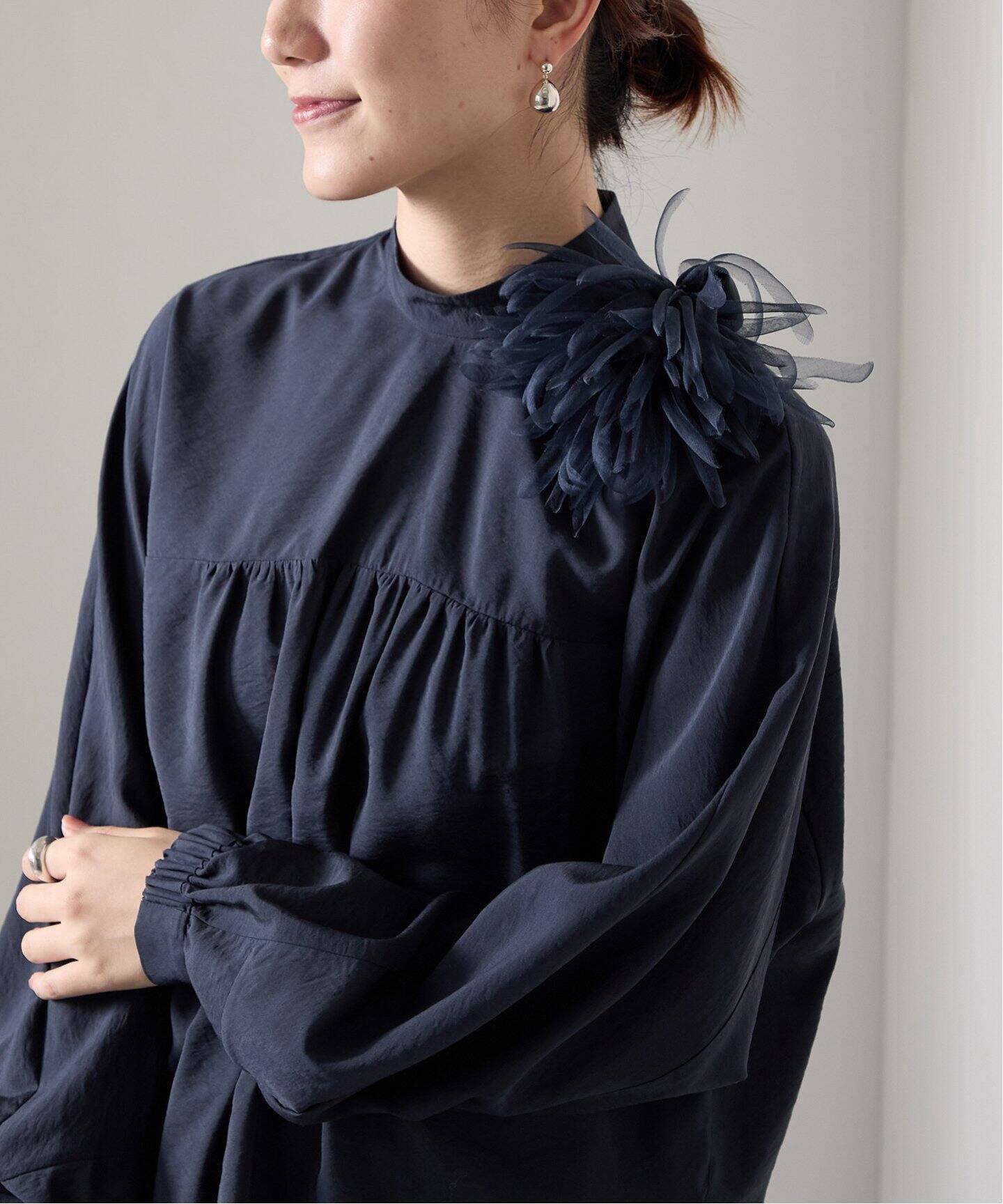 VERMEIL par iena｜《追加》シルクオーガンジーコサージュ | Rakuten