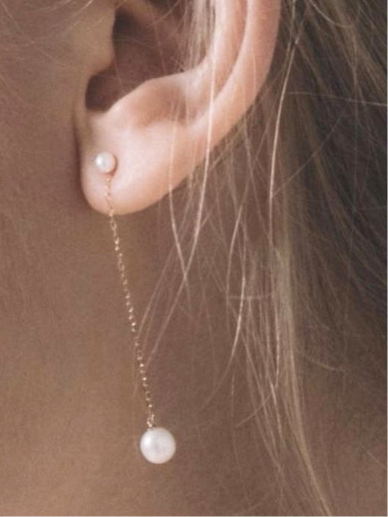 SETUP7｜les bon bon/2way pearl pierce 2wayパールピアス K10 10K