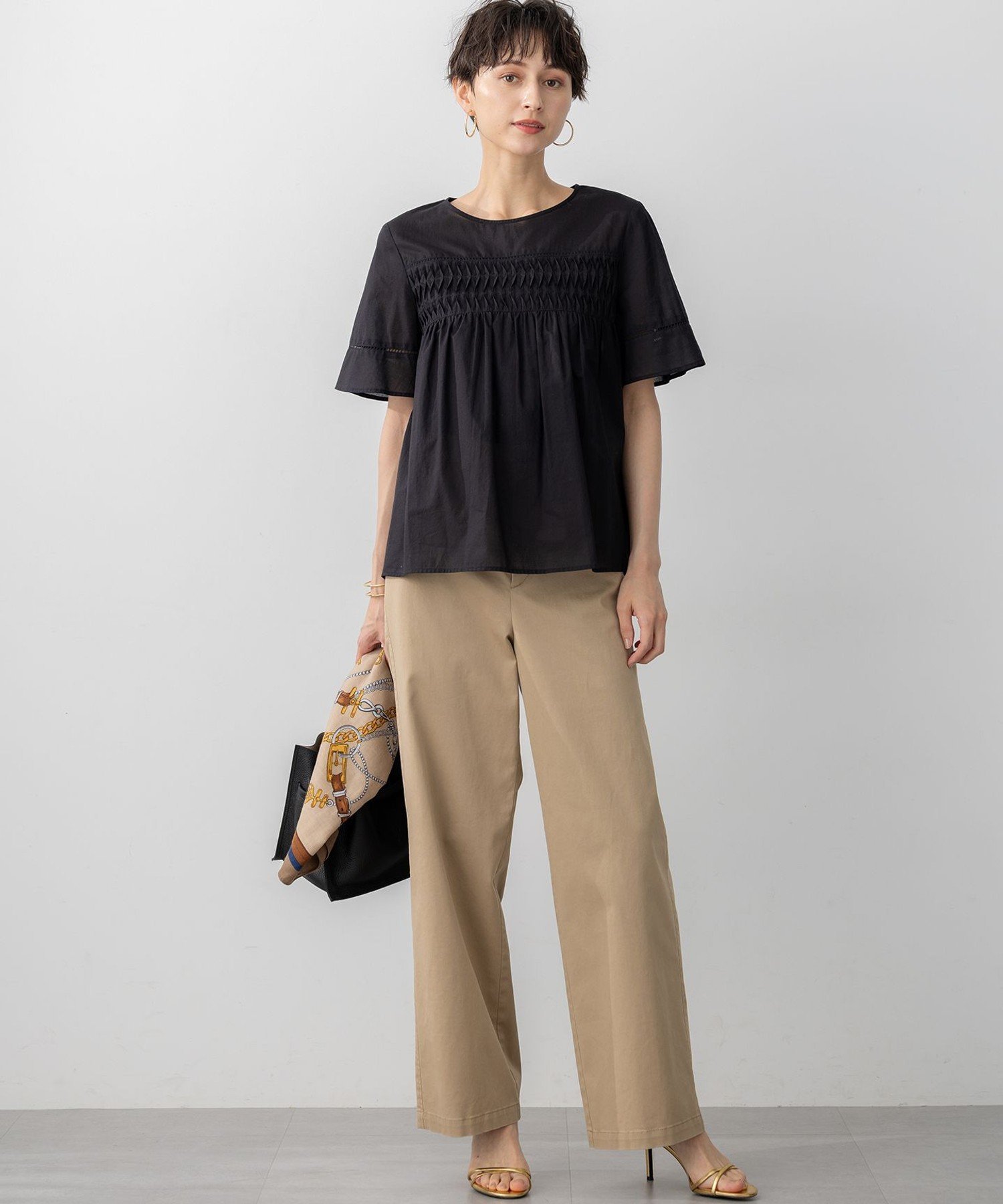 23区｜【好評につき追加/Oggi・LEE掲載】ウール カシミヤ ストール