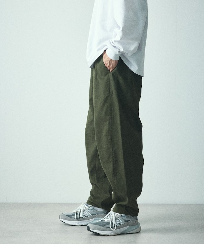 FREAK'S STORE｜ワイドシルエット カーブパンツ テーパードシルエット