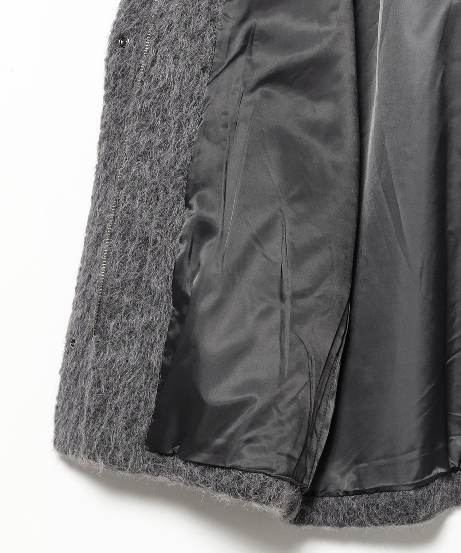 BEAMS WOMEN｜【SALE】シャギースタンド カラー ハーフ コート