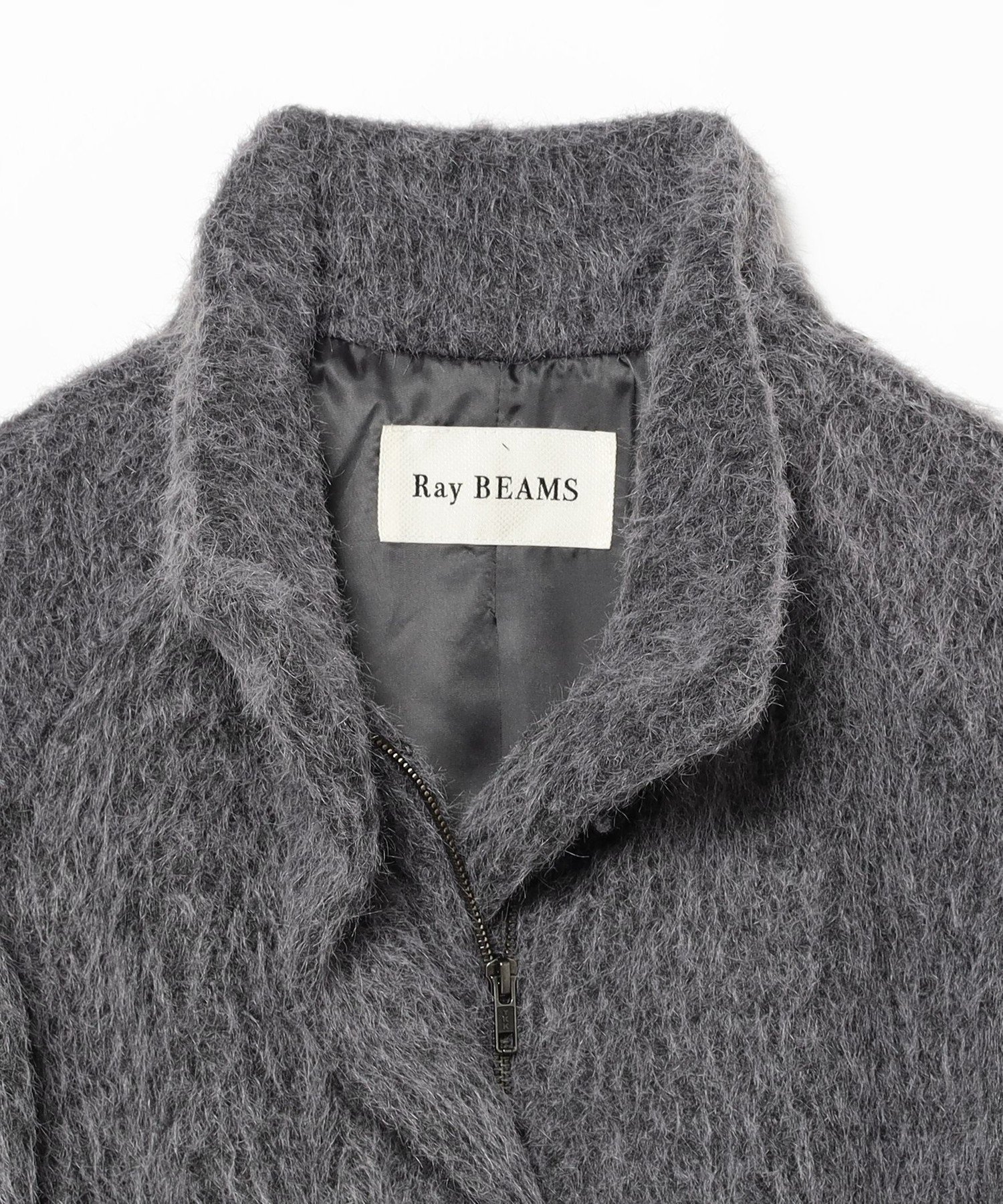 BEAMS WOMEN｜【SALE】シャギースタンド カラー ハーフ コート