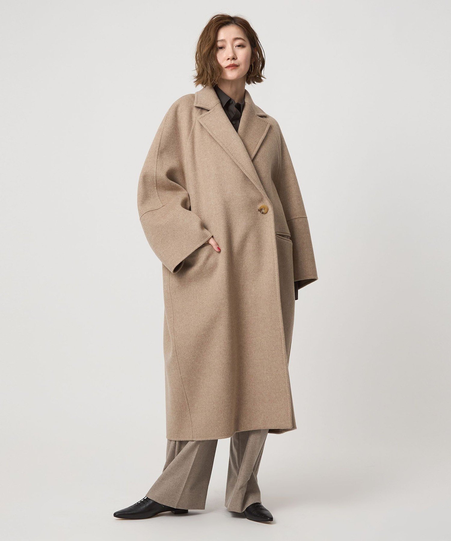 【美品】UNITED ARROWS ダブルブレストテーラードコート UNITED ARROWS LTD. OUTLET｜ダブルブレスト テーラード コート