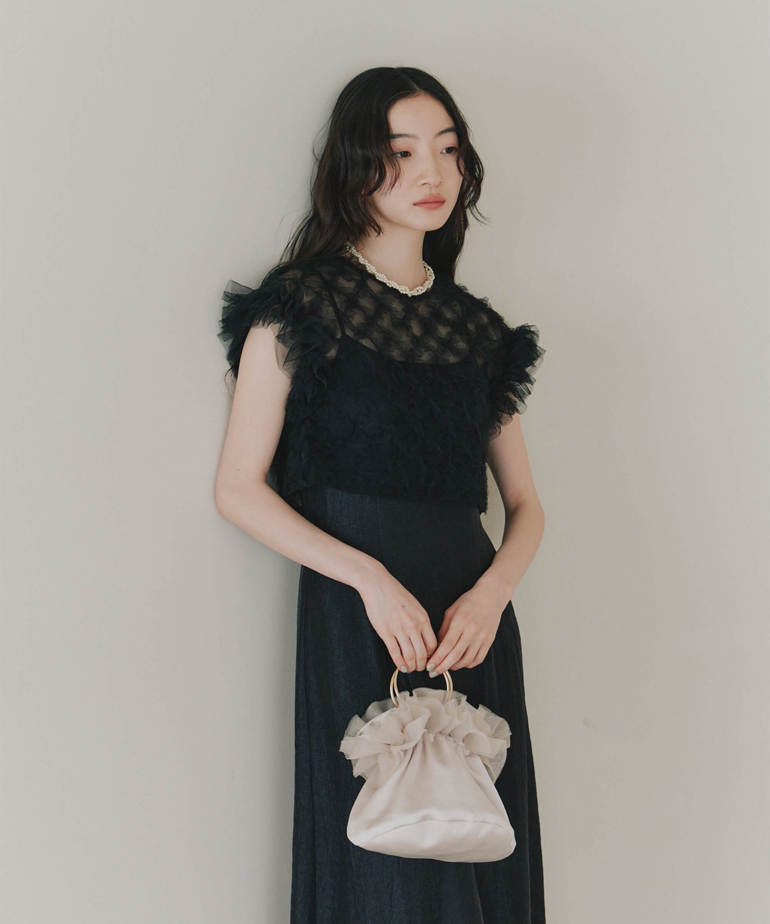 kaene｜ボリュームブラウスセットドレス|結婚式二次会同窓会謝恩会