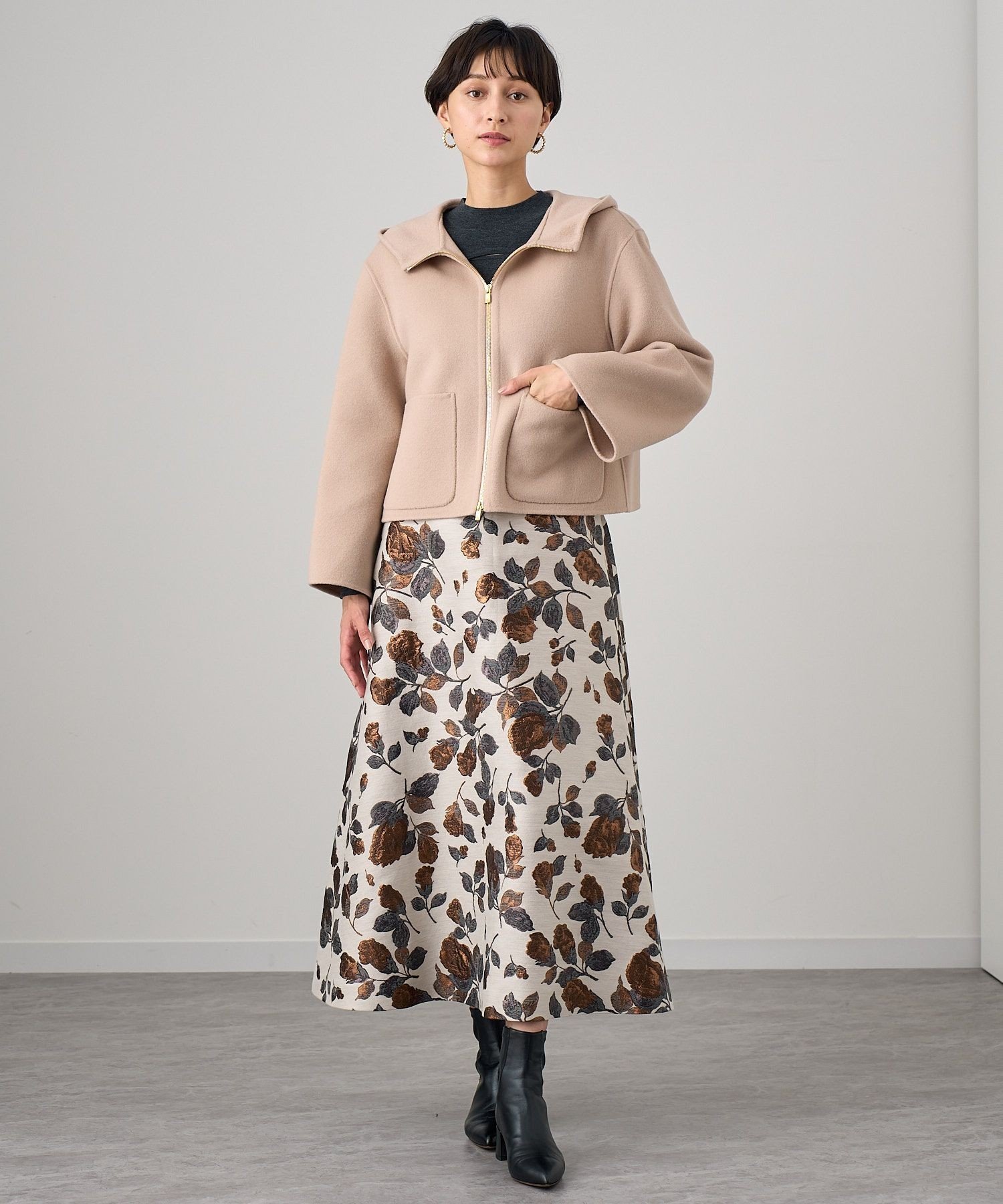 ANAYI｜シャルムリバーフードブルゾン | Rakuten Fashion(楽天