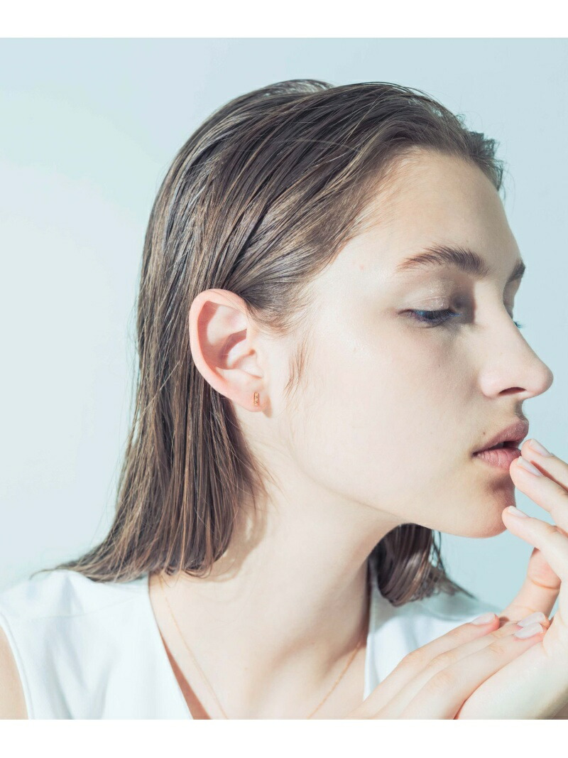 ete｜K18YG クレール トライアングルカット ピアス | Rakuten Fashion