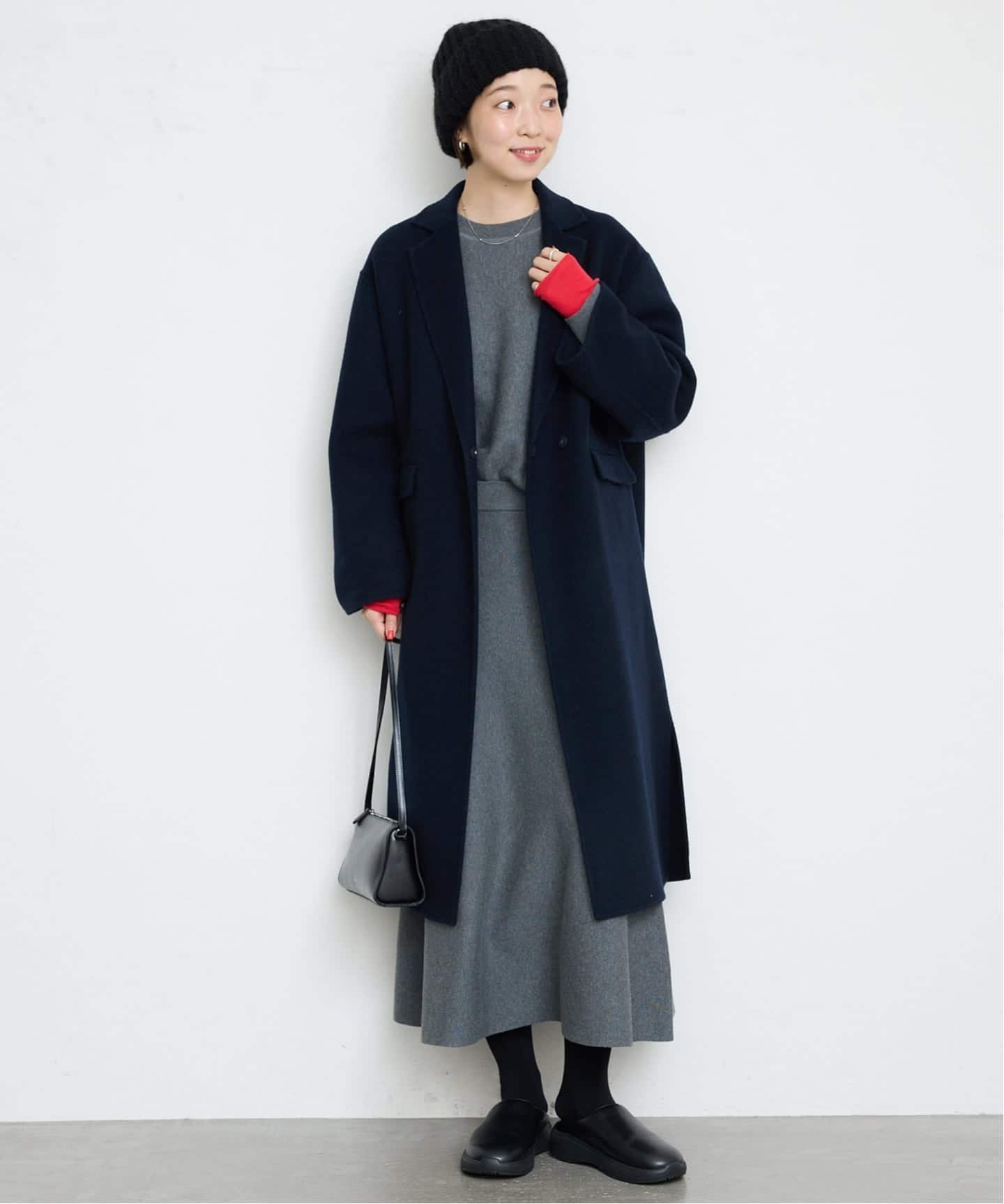 SLOBE IENA｜《追加》souple woolダブルフェイスチェスターコート