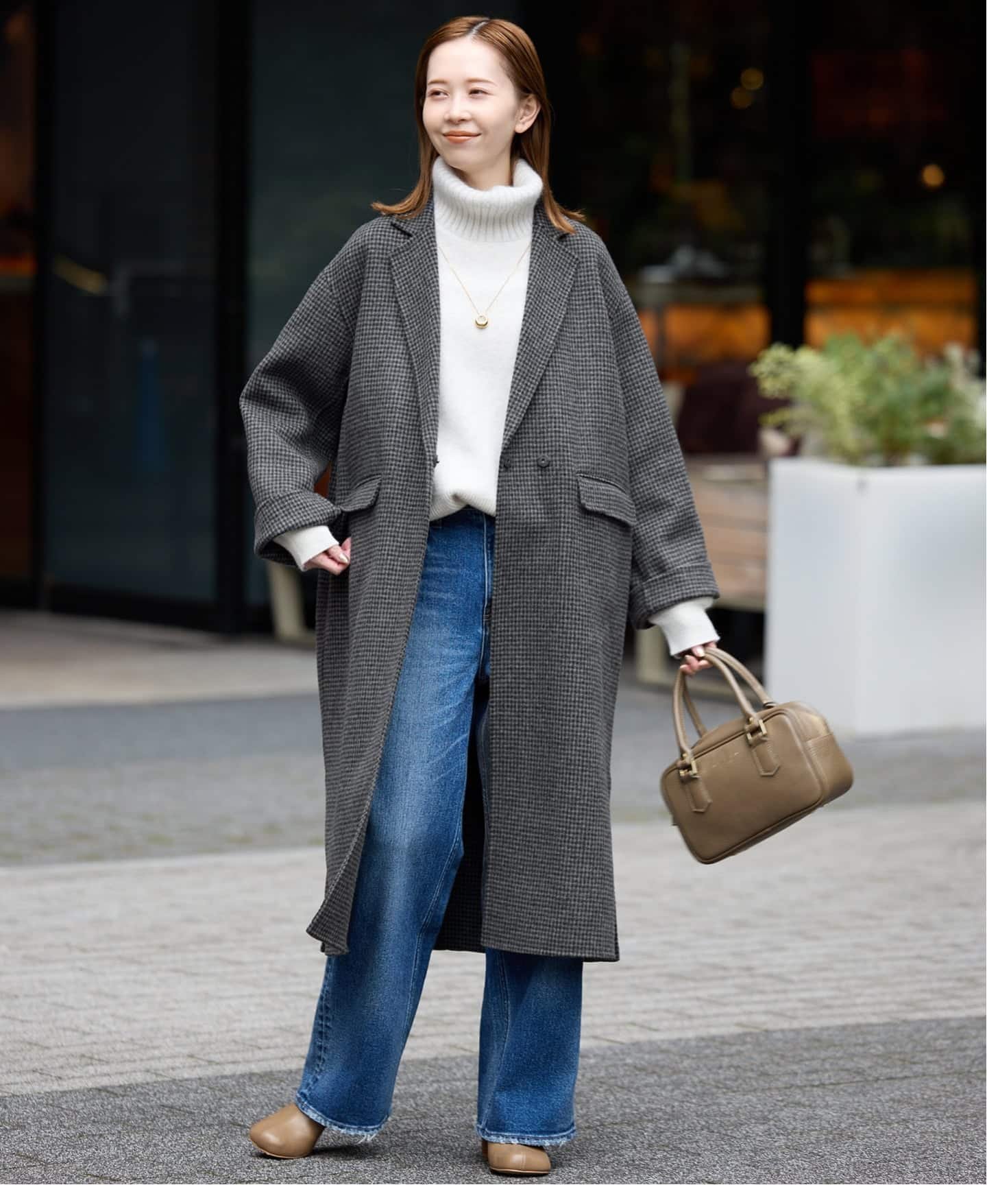 SLOBE IENA｜《追加2》souple woolダブルフェイスチェスターコート