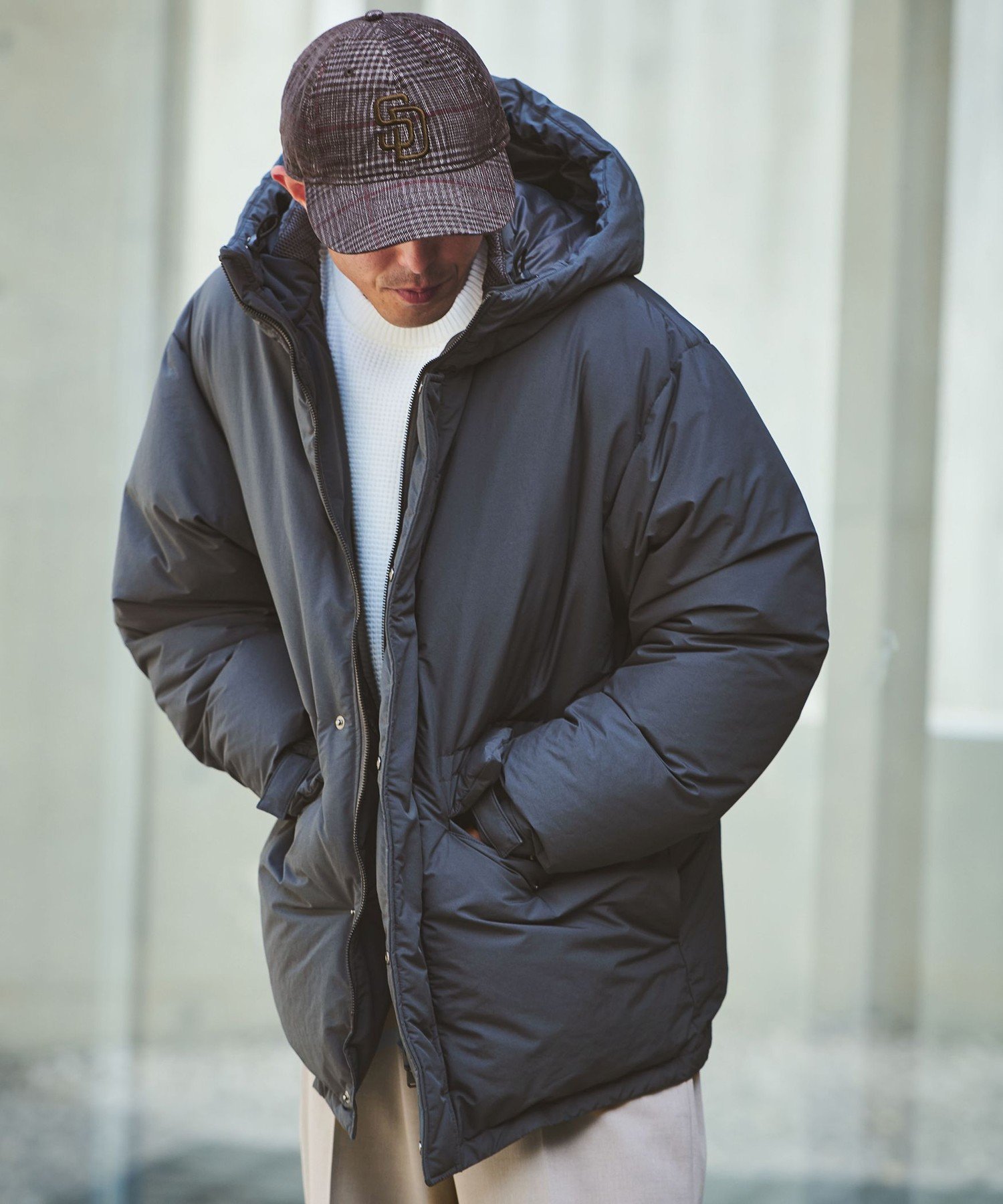 UNITED ARROWS green label relaxing｜DICROS フード ダウン ブルゾン