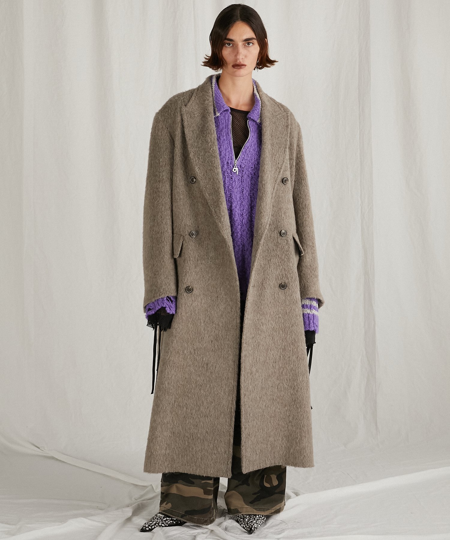 PRANK PROJECT ダブルブレスト グレーコート