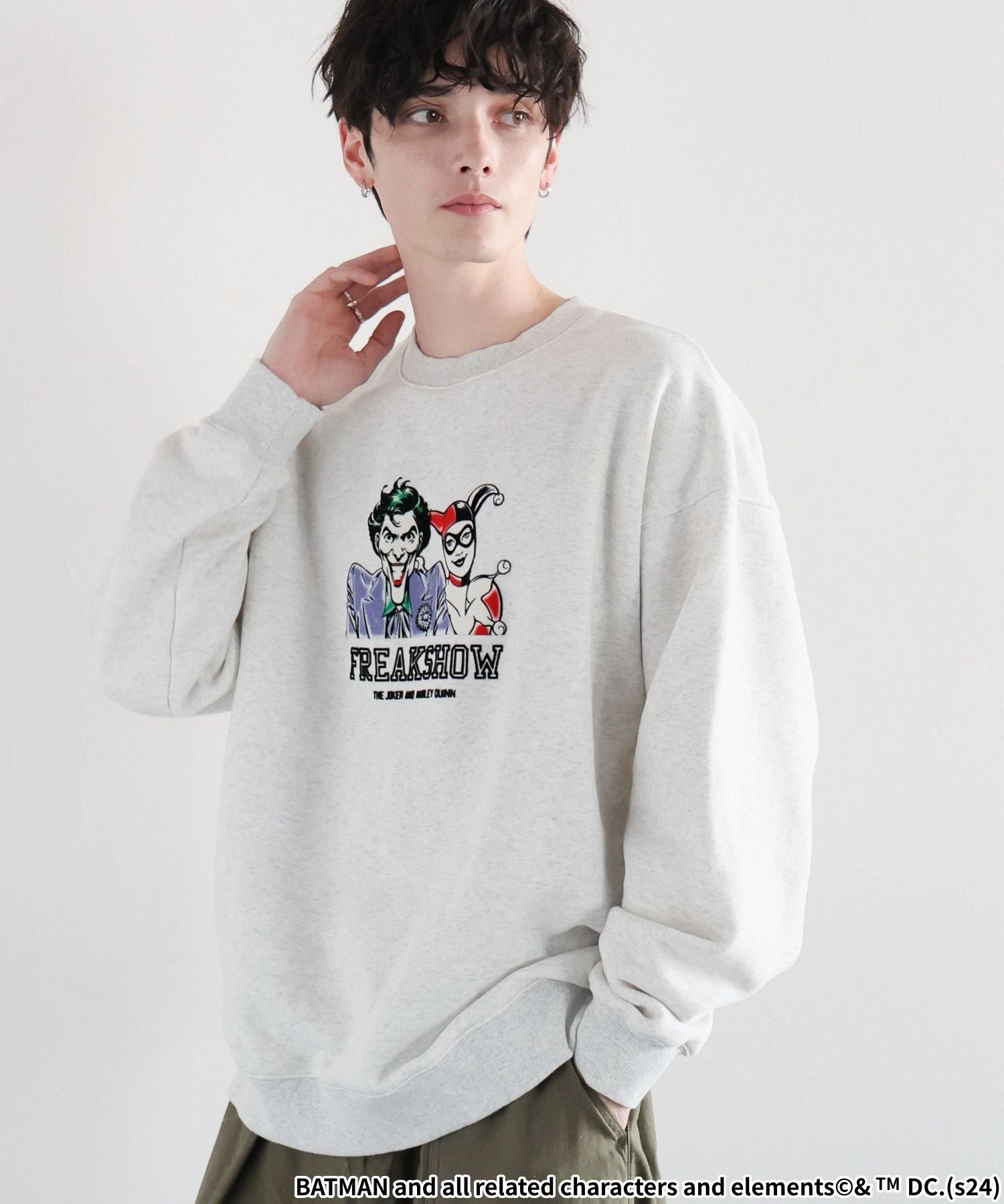 RAGEBLUE｜【JOKER/ジョーカー】コラボ/フロッキープリント裏起毛