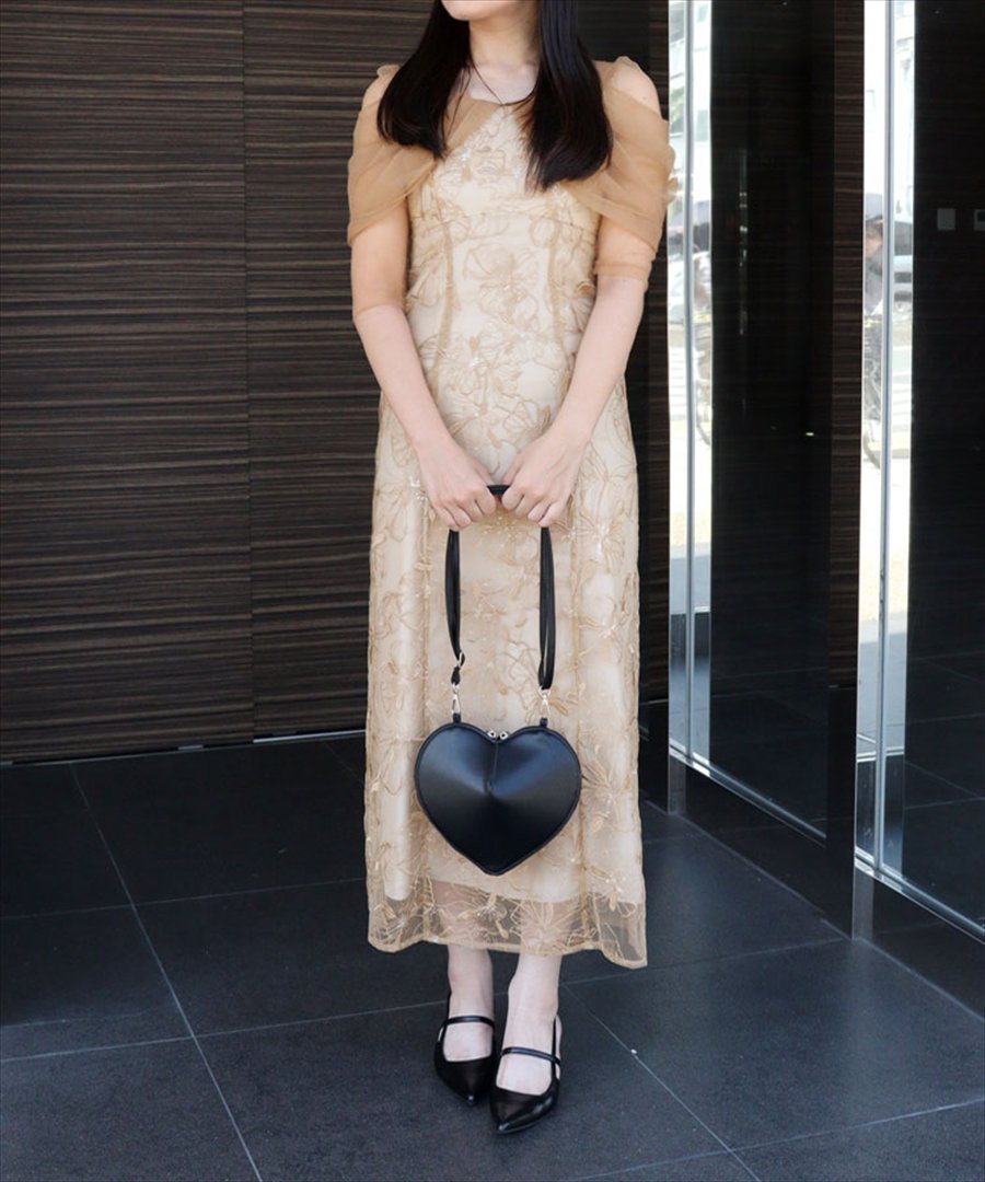 DONOBAN｜tulel drape spangle dress | Rakuten Fashion(楽天