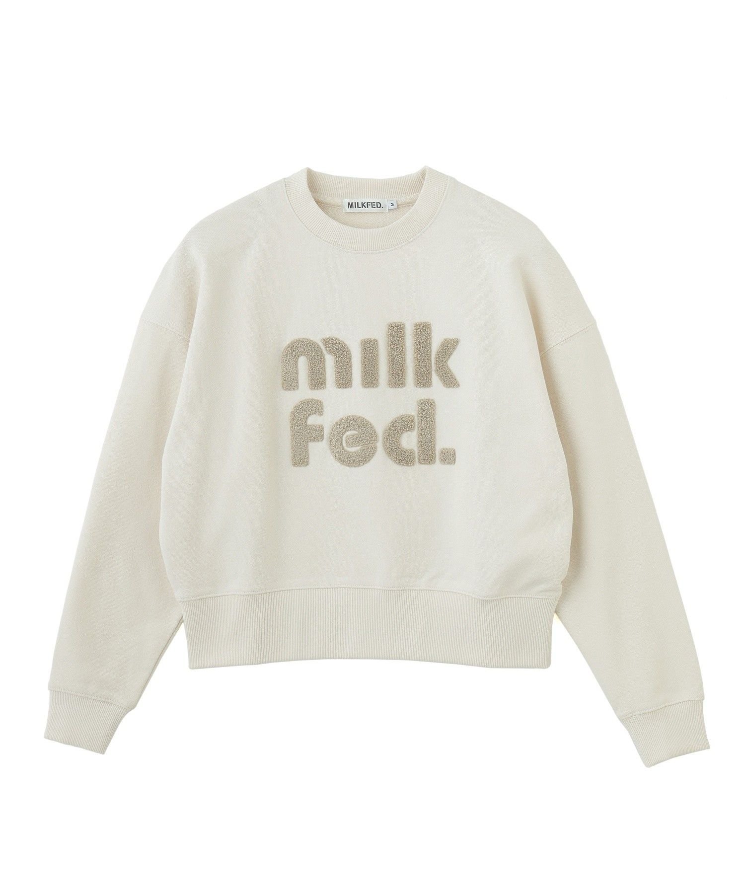 MILKFED.｜CUT-OUT LOGO SHORT SWEAT TOP | Rakuten Fashion(楽天