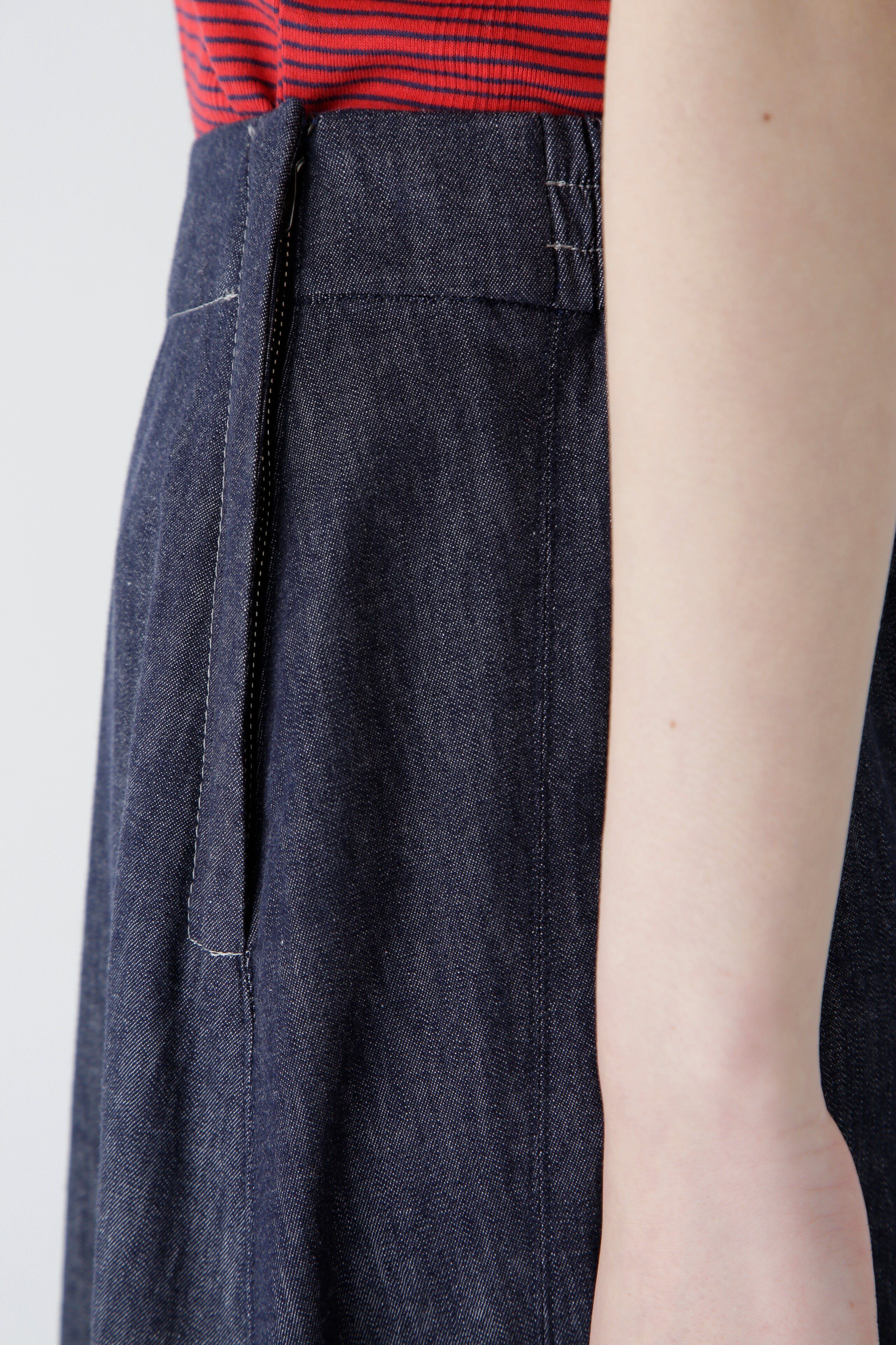 human woman｜◇ライトオンスデニムフレアースカーチョ | Rakuten