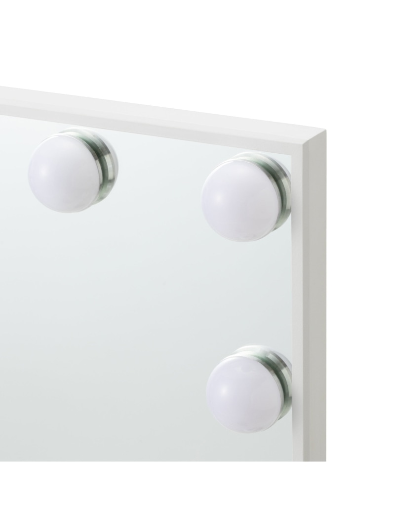 楽天市場】Francfranc エルドラド ハリウッドミラー ホワイト 調光 調