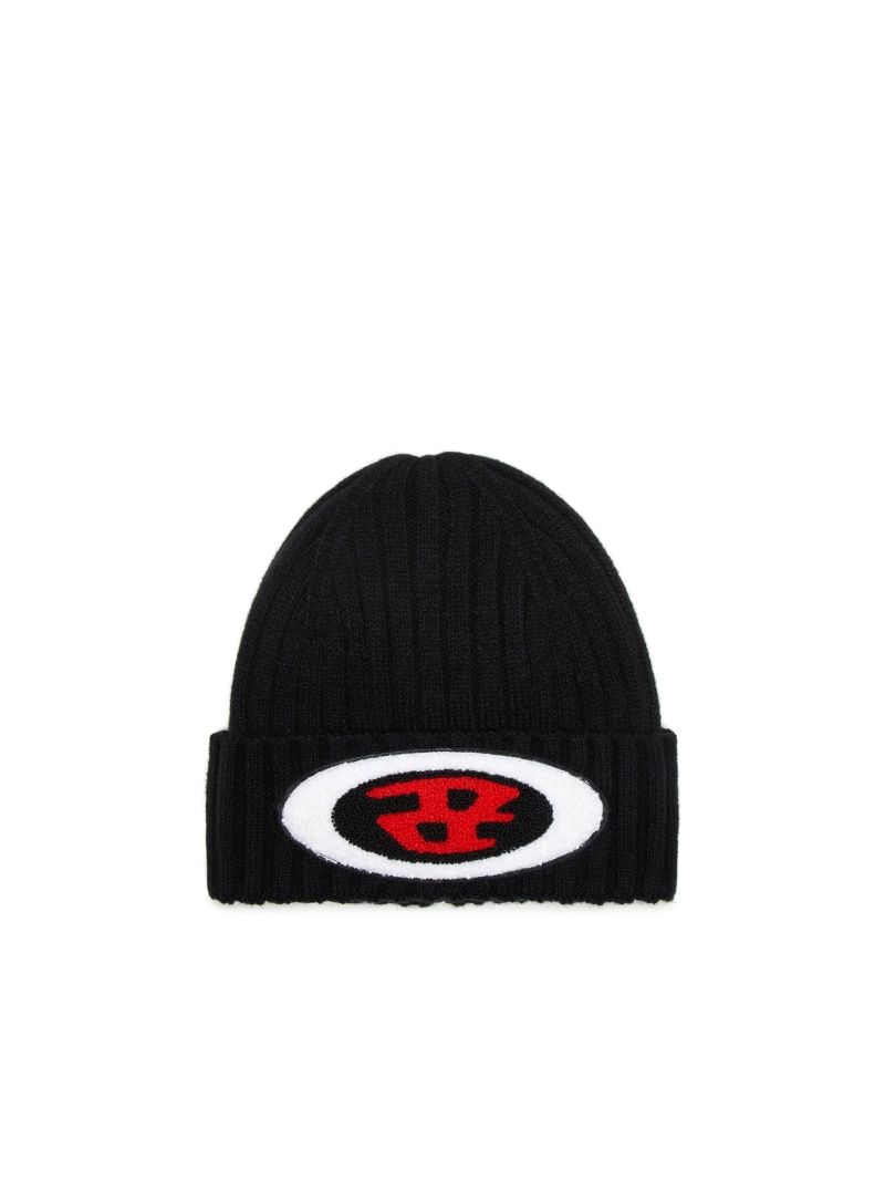 DIESEL 黒 ニット帽・ビーニー