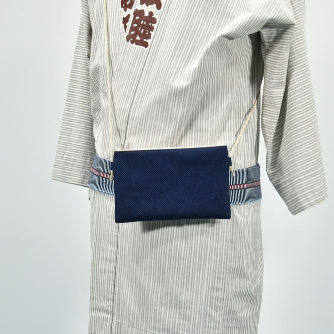 楽天市場】スマホ操作対応 お祭り専用ポーチ 柄 : 藍染刺子 [ 祭り