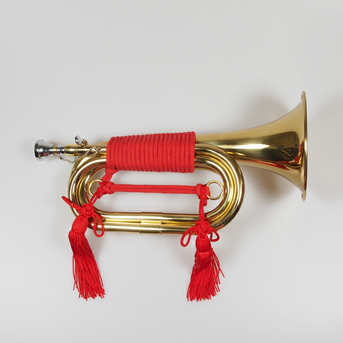 楽天市場】＜送料無料＞ お祭り用品 信号ラッパ 金3連（ゴールド3つ巻