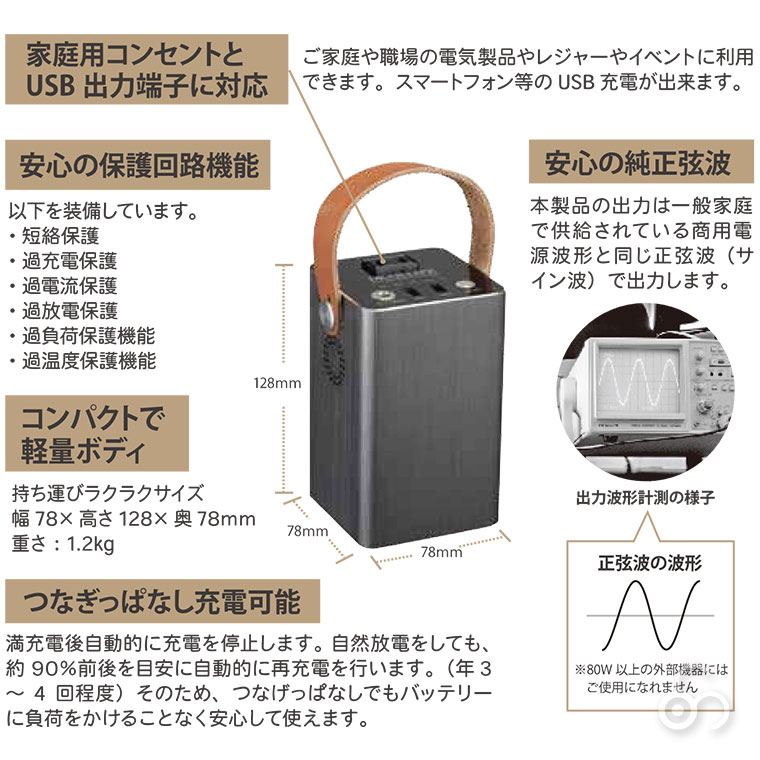 楽天市場】DEAR LIFE (ディアライフ) エナジープロS ポータブル蓄電池