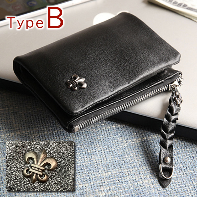 THE ROW ブラックレザー二つ折り財布 シックな装いを添える【THE ROW