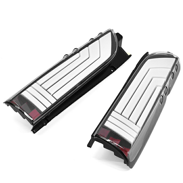 楽天市場】200系 ハイエース LED フル ビーム テールランプ クリア