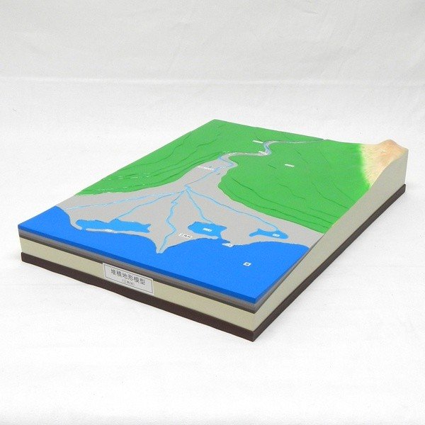 楽天市場】堆積地形模型 三角洲 : SUZUMORIオンライン 楽天市場店