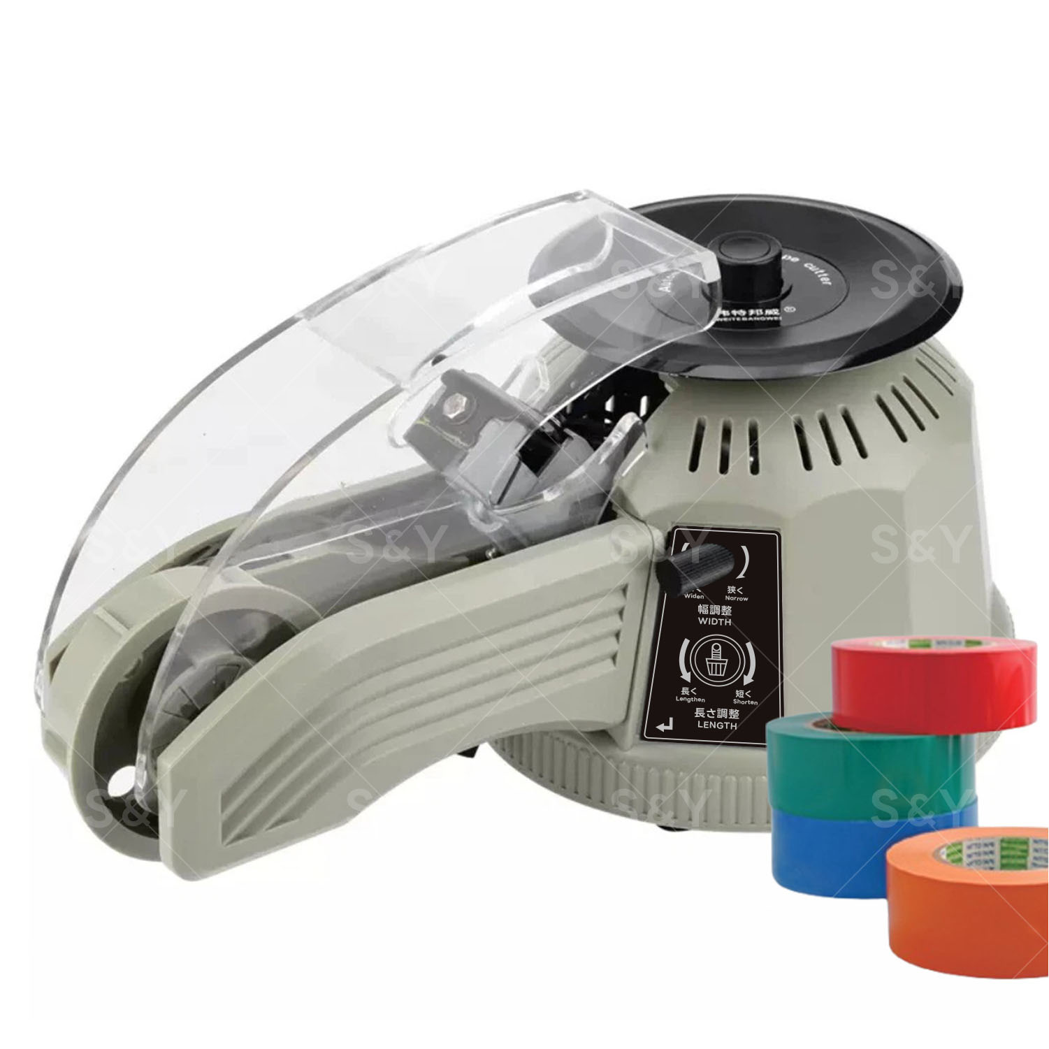 楽天市場】ニチバン 電動テープカッター オートテーパー 1.1kg TCE-100