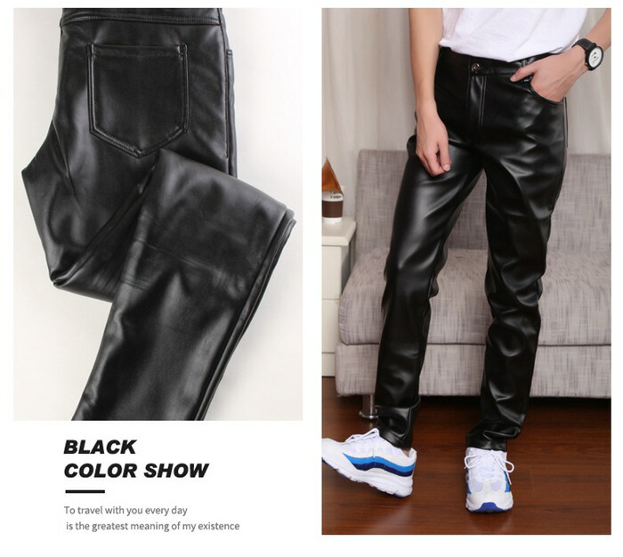 楽天市場】レザーパンツ メンズ 裏起毛タイプ追加 裏起毛 防寒 暖かい